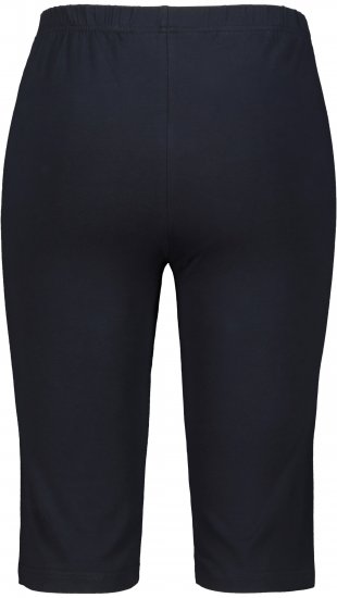 Ulla Popken Stretch Knit Bike Shorts Blue - Jeans & Broeken in Grote Maten – Plus Size - 