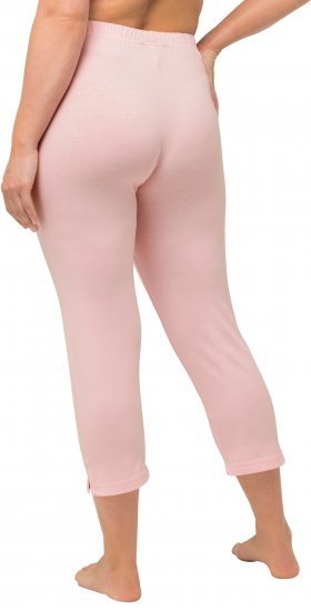 Ulla Popken Basic Stretch Knit Capris Pink - Jeans & Broeken in Grote Maten – Plus Size - 