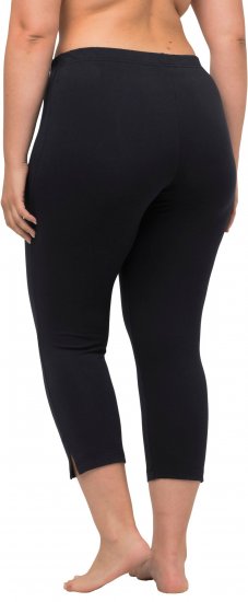 Ulla Popken Basic Stretch Knit Capris Navy - Jeans & Broeken in Grote Maten – Plus Size - 