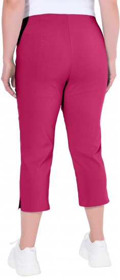 Ulla Popken Stretch Basic Bengaline Capri Pants Pale Lilac - Jeans & Broeken in Grote Maten – Plus Size - 