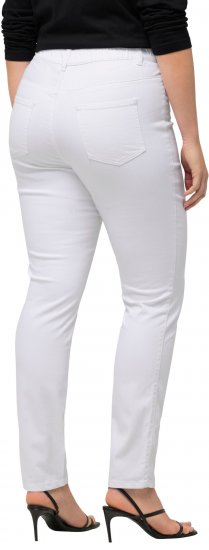 Ulla Popken Sienna Stretch Twill Jeggings Snow White - Jeans & Broeken in Grote Maten – Plus Size - 