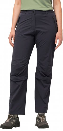 Ulla Popken Versatile Zip Off Leg Quick Dry Stretch Pants Graphite Grey - Jeans & Broeken in Grote Maten – Plus Size - 