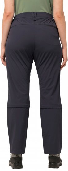 Ulla Popken Versatile Zip Off Leg Quick Dry Stretch Pants Graphite Grey - Jeans & Broeken in Grote Maten – Plus Size - 