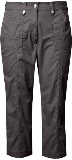 Ulla Popken Roll Tab Hem Stretch Cargo Pants Grey - Jeans & Broeken in Grote Maten – Plus Size - 