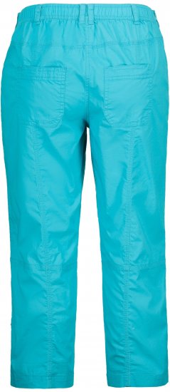 Ulla Popken Roll Tab Hem Stretch Cargo Pants Deep Aqua - Jeans & Broeken in Grote Maten – Plus Size - 