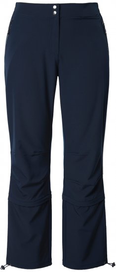 Ulla Popken Zip Off Reflective Detail Funtional Powerstretch Pants Navy - Jeans & Broeken in Grote Maten – Plus Size - 