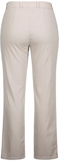 Ulla Popken Summer Pants Mony Beige - Jeans & Broeken in Grote Maten – Plus Size - 