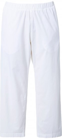Ulla Popken Wide Leg Ruby Fit Stretch Chino Pants Snow White - Jeans & Broeken in Grote Maten – Plus Size - 
