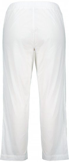 Ulla Popken Wide Leg Ruby Fit Stretch Chino Pants Snow White - Jeans & Broeken in Grote Maten – Plus Size - 