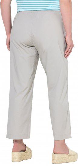 Ulla Popken Wide Leg Ruby Fit Stretch Chino Pants Pebble - Jeans & Broeken in Grote Maten – Plus Size - 