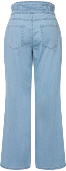 Ulla Popken Soft Denim Wide Leg Jeans Blue Denim - Jeans & Broeken in Grote Maten – Plus Size - 