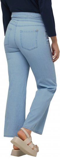 Ulla Popken Soft Denim Wide Leg Jeans Blue Denim - Jeans & Broeken in Grote Maten – Plus Size - 