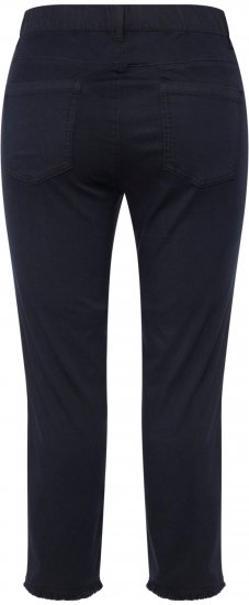 Ulla Popken Stretch Blend Bengaline Pants Navy - Jeans & Broeken in Grote Maten – Plus Size - 