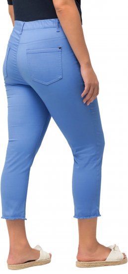 Ulla Popken Stretch Blend Bengaline Pants Blue - Jeans & Broeken in Grote Maten – Plus Size - 