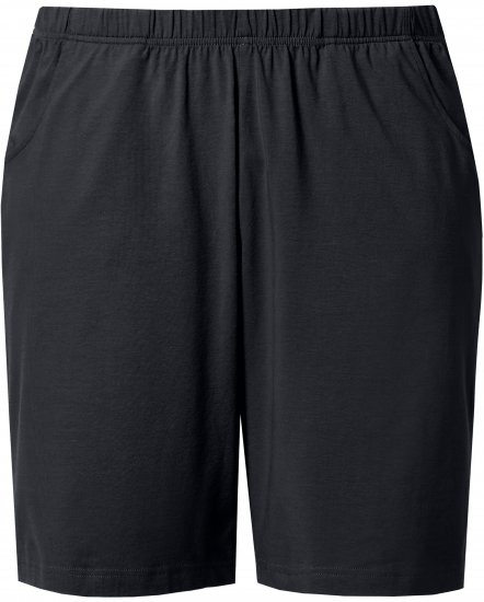 Ulla Popken Stretch Knit Bermuda Shorts Black - Jeans & Broeken in Grote Maten – Plus Size - 