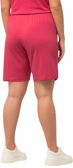 Ulla Popken Stretch Knit Bermuda Shorts Red - Jeans & Broeken in Grote Maten – Plus Size - 