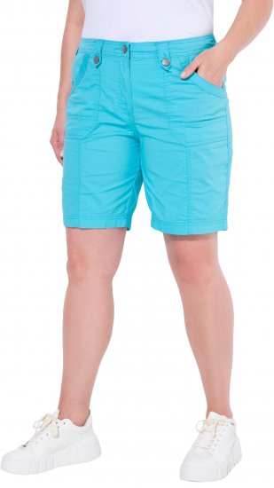 Ulla Popken Cargo Bermuda Shorts Blue - Jeans & Broeken in Grote Maten – Plus Size - 