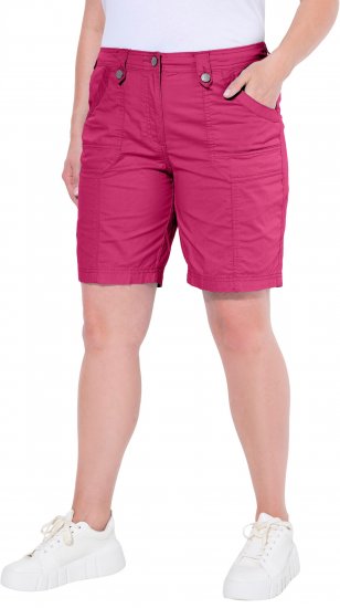Ulla Popken Cargo Bermuda Shorts Pale Lilac - Jeans & Broeken in Grote Maten – Plus Size - 