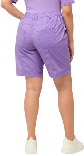 Ulla Popken Cargo Bermuda Shorts Pale Lilac - Jeans & Broeken in Grote Maten – Plus Size - 
