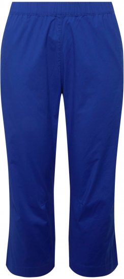 Ulla Popken Cropped Ruby Fit Pants Blue - Jeans & Broeken in Grote Maten – Plus Size - 