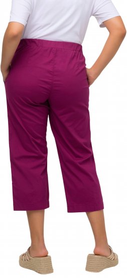 Ulla Popken Cropped Ruby Fit Pants Magnolia Red - Jeans & Broeken in Grote Maten – Plus Size - 