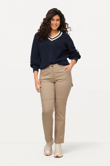 Ulla Popken Bootcut Carpenter Jeans Dark Putty - Ulla Popken - Ulla Popken Plusmode voor Dames