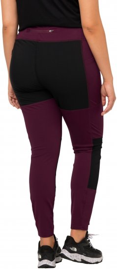 Ulla Popken High Waisted Hiking Leggings Purple - Jeans & Broeken in Grote Maten – Plus Size - 