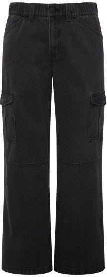Ulla Popken Mandy Cargo Jeans Black - Jeans & Broeken in Grote Maten – Plus Size - 
