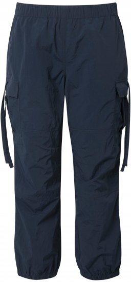 Ulla Popken Elastic Waist Cargo Pants Navy - Jeans & Broeken in Grote Maten – Plus Size - 