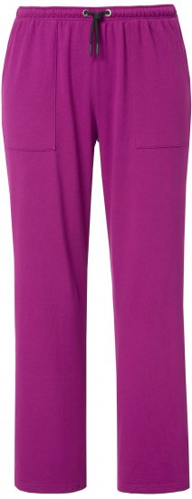 Ulla Popken Straight Leg Joggers Purple - Jeans & Broeken in Grote Maten – Plus Size - 