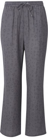 Ulla Popken Muslin Pull On Pants Black - Jeans & Broeken in Grote Maten – Plus Size - 