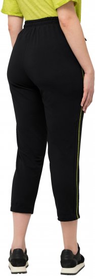 Ulla Popken Decorative Seam Sweatpants Black - Jeans & Broeken in Grote Maten – Plus Size - 