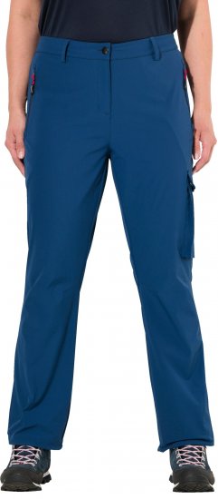Ulla Popken Anti Mosquito Quick Dry Pants Deep Aqua - Jeans & Broeken in Grote Maten – Plus Size - 