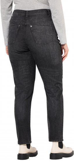 Ulla Popken Rivet Detail Mom Jeans Denim Blue - Jeans & Broeken in Grote Maten – Plus Size - 