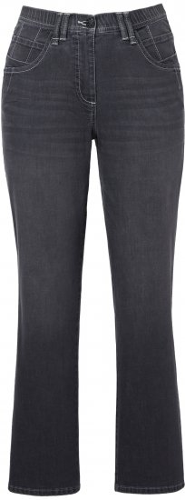 Ulla Popken Wide Leg Mandy Jeans Black - Jeans & Broeken in Grote Maten – Plus Size - 