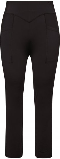 Ulla Popken Straight Leg Quick Drying Leggings Black - Jeans & Broeken in Grote Maten – Plus Size - 