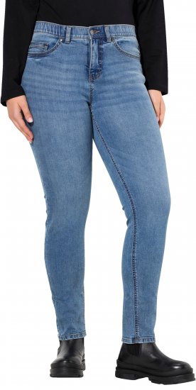 Ulla Popken Stretch Fit Slim Leg Jeans Blue - Jeans & Broeken in Grote Maten – Plus Size - 