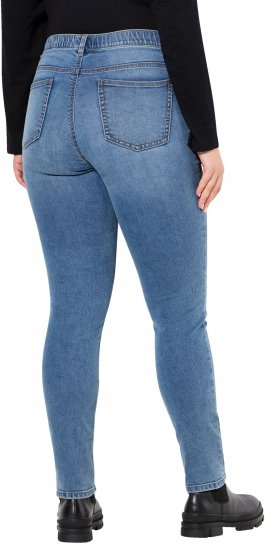 Ulla Popken Stretch Fit Slim Leg Jeans Blue - Jeans & Broeken in Grote Maten – Plus Size - 