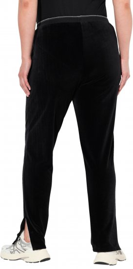 Ulla Popken Velvet Leggings Black - Jeans & Broeken in Grote Maten – Plus Size - 