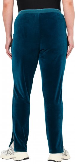 Ulla Popken Velvet Leggings Blue - Jeans & Broeken in Grote Maten – Plus Size - 