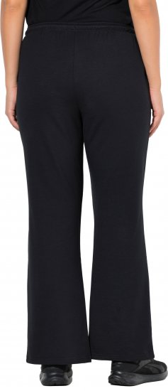 Ulla Popken Tracksuit Pants Black - Jeans & Broeken in Grote Maten – Plus Size - 