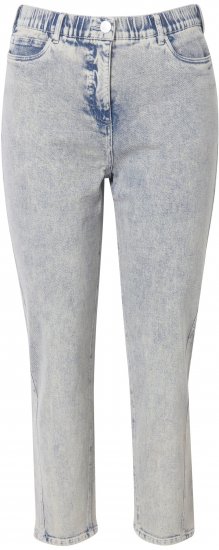 Ulla Popken Tapered Leg Mom Jeans Blue Denim - Jeans & Broeken in Grote Maten – Plus Size - 