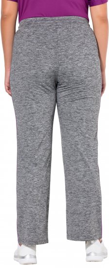 Ulla Popken Quick Drying Jogging Pants Grey - Jeans & Broeken in Grote Maten – Plus Size - 