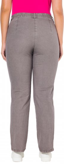 Ulla Popken Tapered Leg Mony Pants Black - Jeans & Broeken in Grote Maten – Plus Size - 