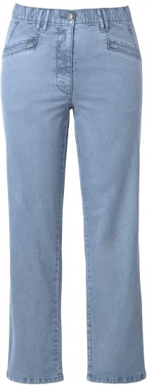 Ulla Popken Tapered Leg Mony Pants Atlantic Blue - Jeans & Broeken in Grote Maten – Plus Size - 