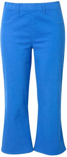 Ulla Popken Wide Leg Twill Mary Fit Culottes Deep Aqua - Jeans & Broeken in Grote Maten – Plus Size - 