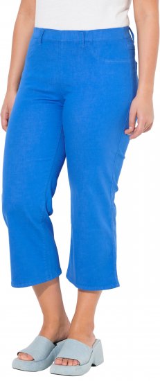 Ulla Popken Wide Leg Twill Mary Fit Culottes Deep Aqua - Jeans & Broeken in Grote Maten – Plus Size - 