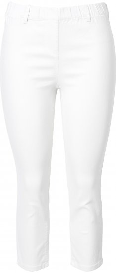 Ulla Popken Cropped Jeggings Snow White - Jeans & Broeken in Grote Maten – Plus Size - 