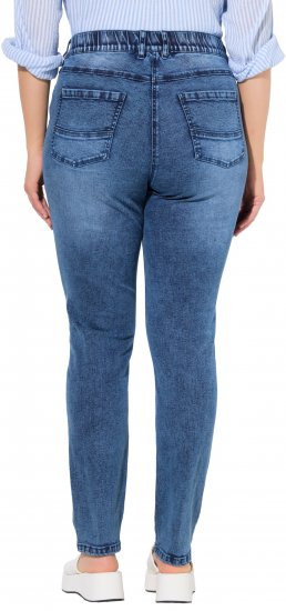 Ulla Popken Vintage Wash Stretch Fit Jeans Blue Denim - Jeans & Broeken in Grote Maten – Plus Size - 