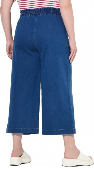 Ulla Popken Denim Culottes Blue - Jeans & Broeken in Grote Maten – Plus Size - 